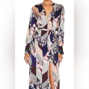 Equipment 100% silk shirt dress